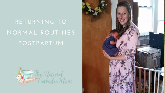 Returning to Normal Routines Postpartum